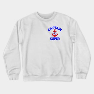 SUPER DAVE Osborne Satin Jacket (Front/Back Print) Crewneck Sweatshirt